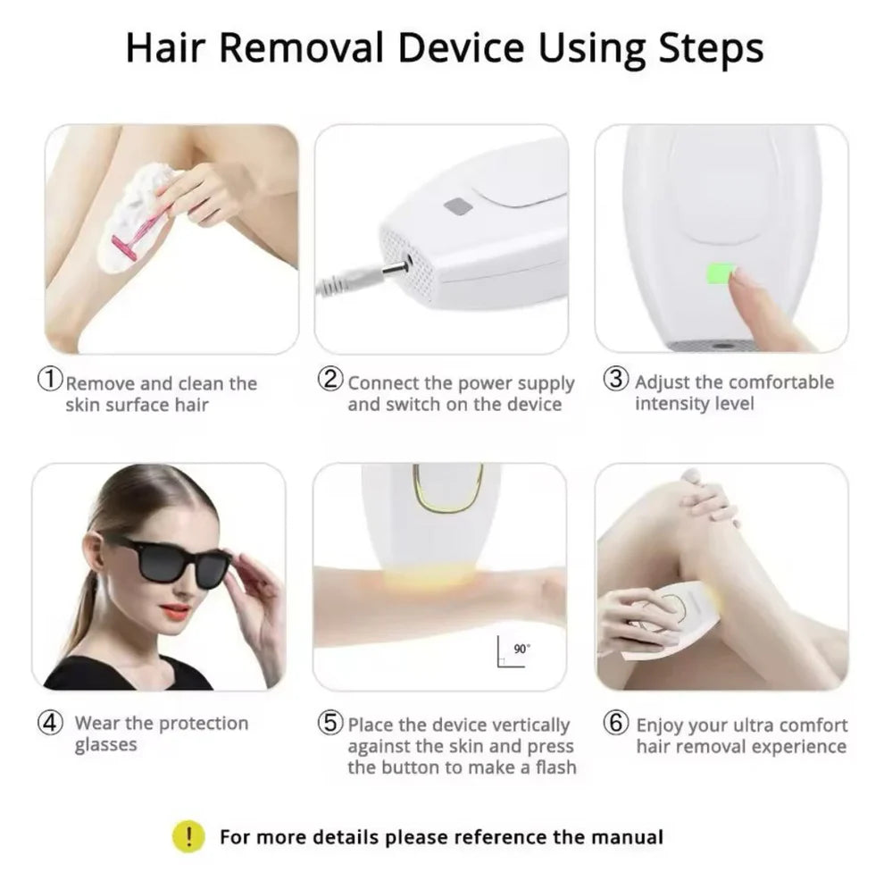 "IPL Hair Remover | جهاز IPL لإزالة الشعر"
